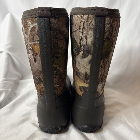 Redhead Youth Kids Boys Size 5 Camo Outdoor Utility Waterproof Rubber Boots - Picture 6 of 9